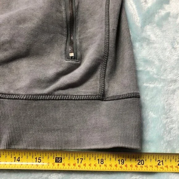 Buffalo David Bitton Distredded Grey Zip Up Lightweight Jacket Medium - Picture 7 of 11